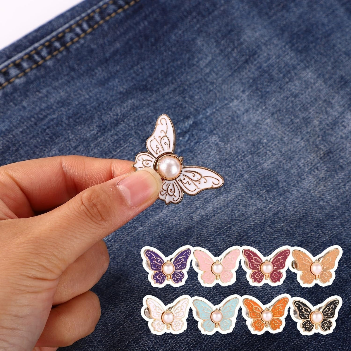 π₯8Pcs Butterfly Pants Waist Tightener