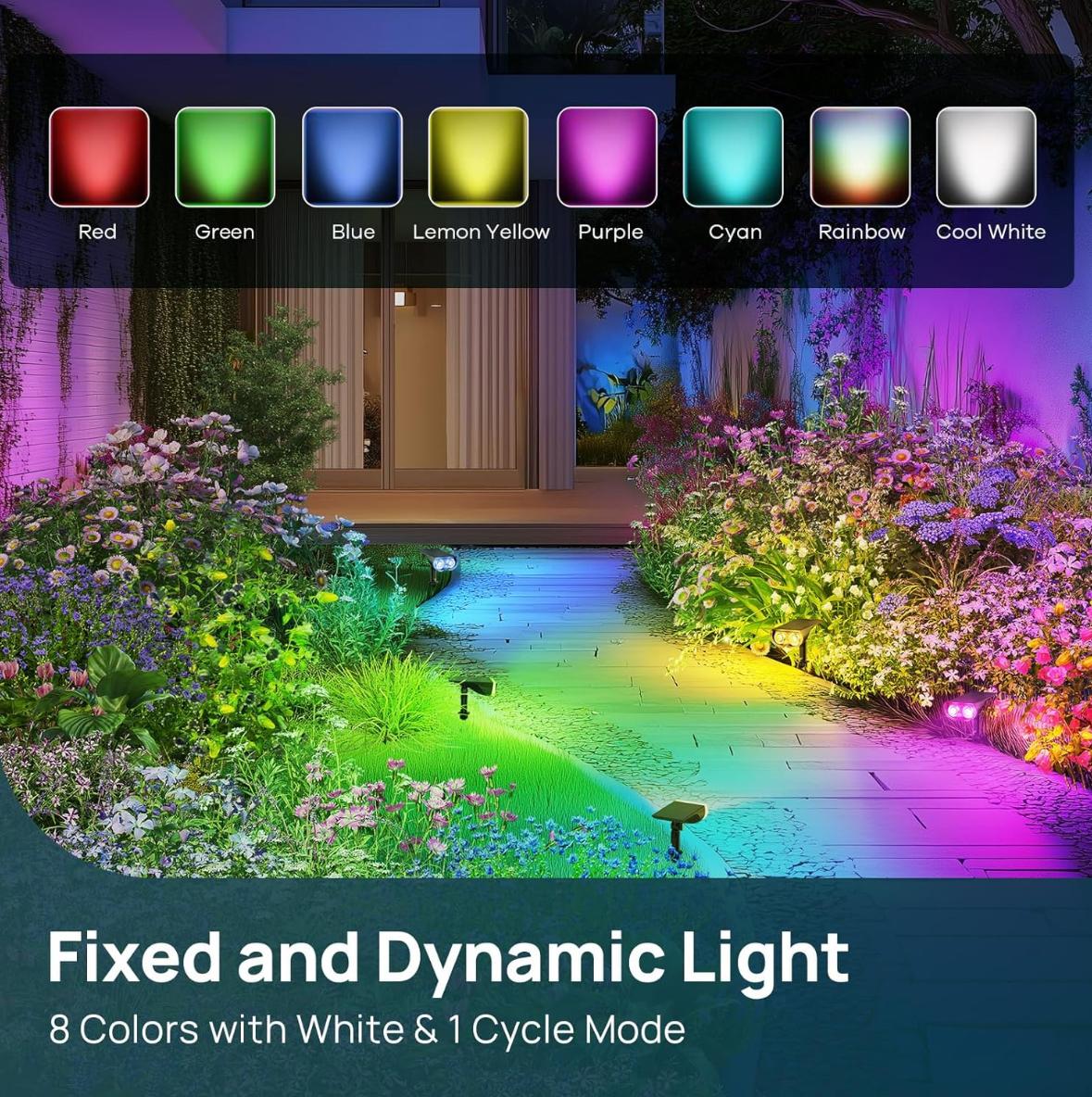 BrightRay Solar Spot Garden Light — home decor (view 6)