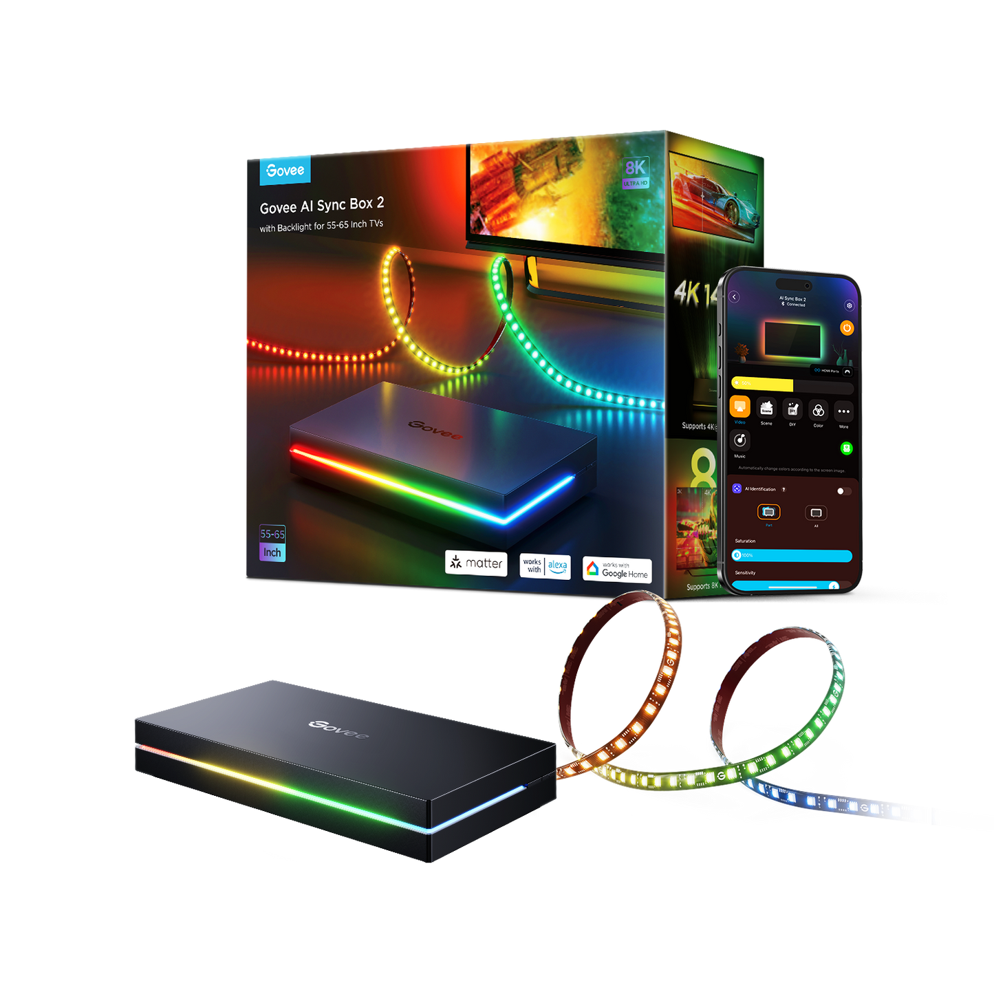Refurbished Govee AI Sync Box Kit 2