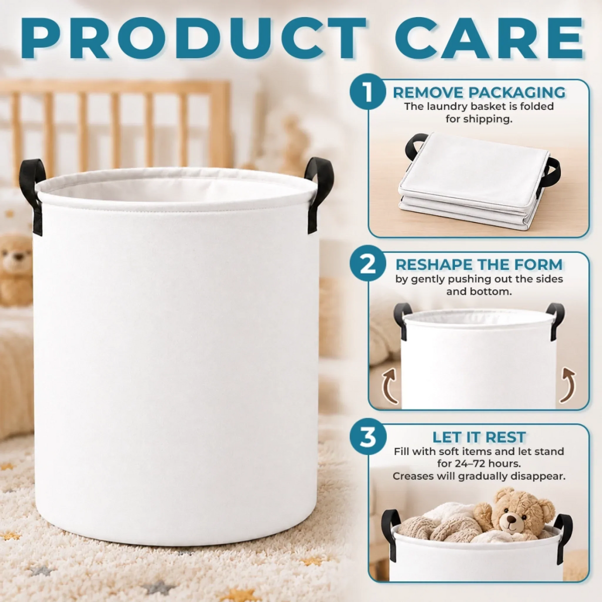 Custom Laundry Basket - Personalized Birthday Gifts For Kids - Future Football Star In Training