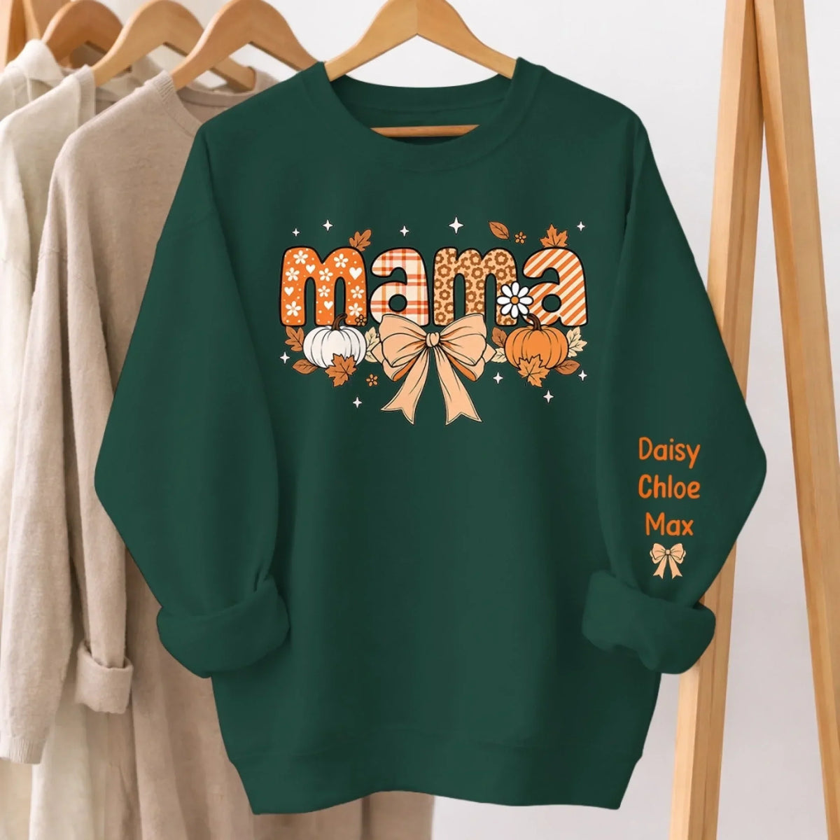 Custom Unisex Sweater, Hoodie - Personalized Birthday Gifts For Mom, Grandma - Gather With Gratitude