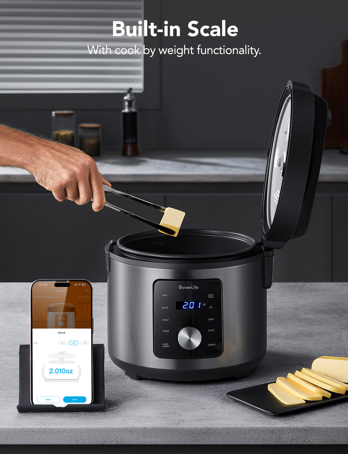 Refurbished GoveeLife Smart Rice Cooker Pro