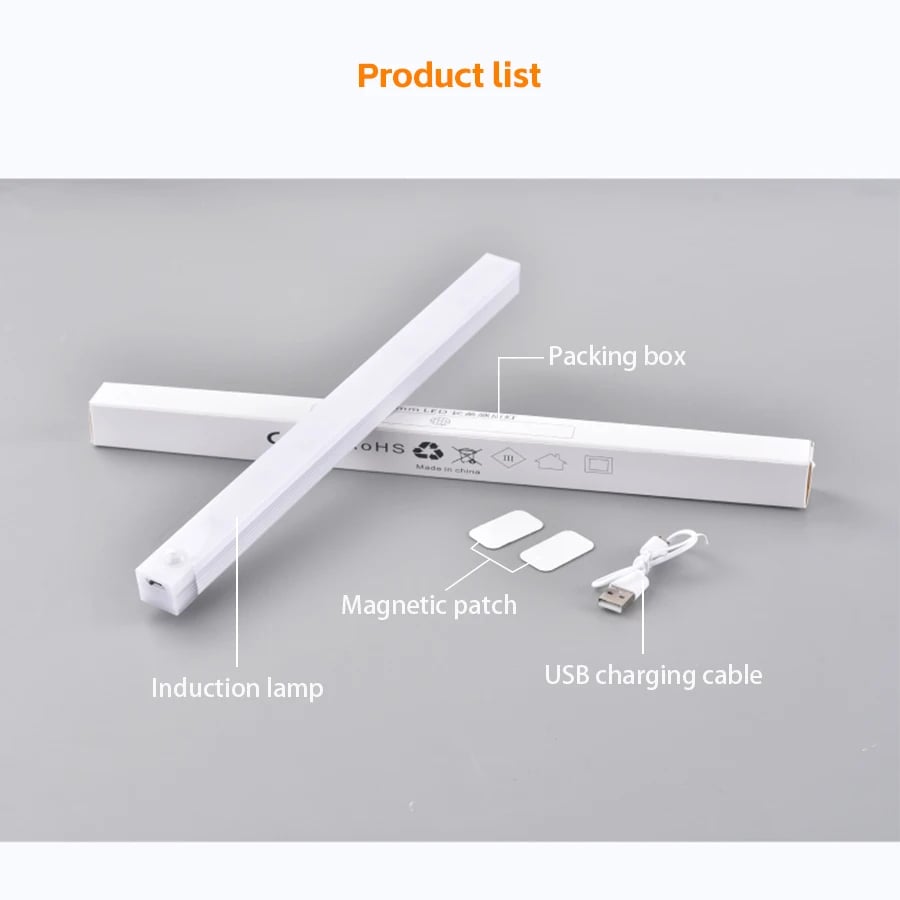 🔥Last Day 50% OFF💡Punch-free Smart Sensor Magnetic Rechargeable LED Lights