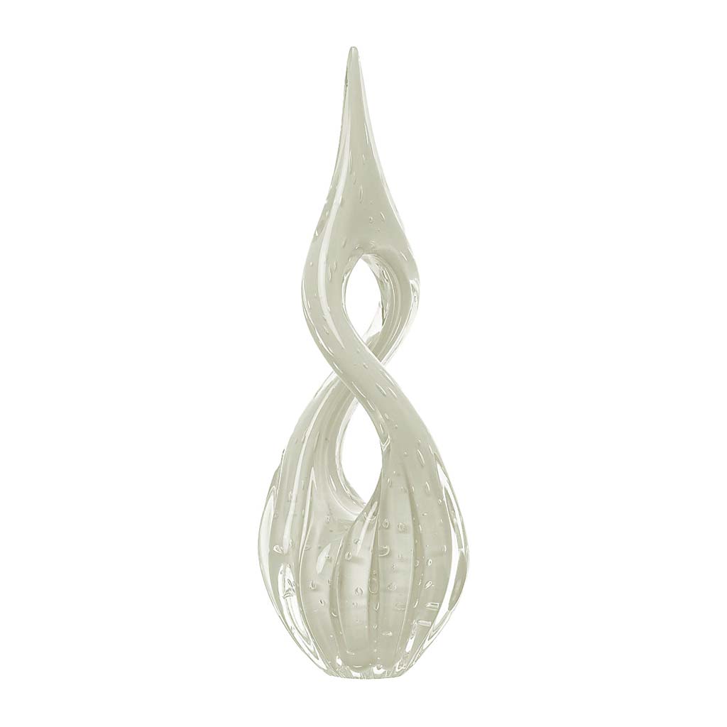 Eight Murano Crystal Sculpture – Ivory