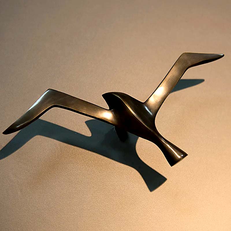 Seagulls Metal Wall Sculpture — Decorative Sculpture (view 2)