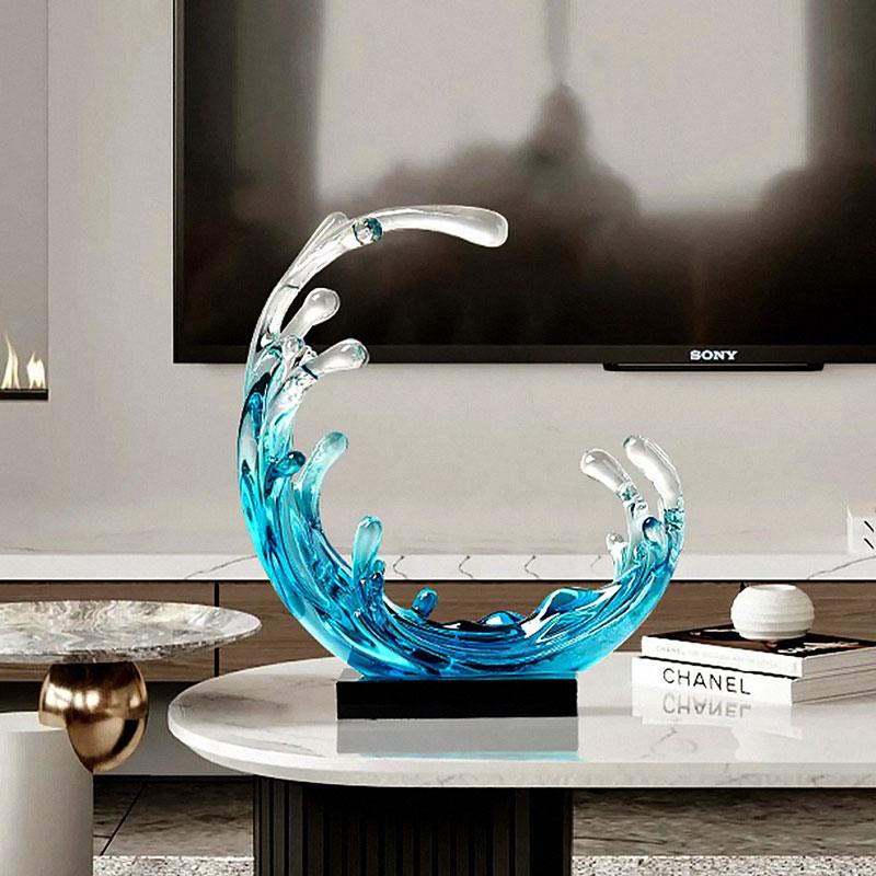 Big Wave Decorative Sculpture — Decorative Sculpture (view 2)
