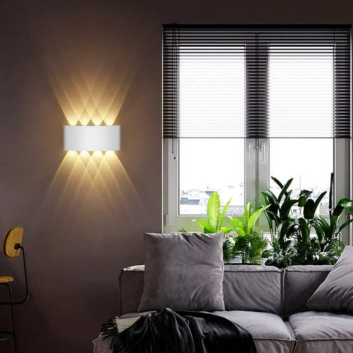 Aluminum White Wall Sconce
