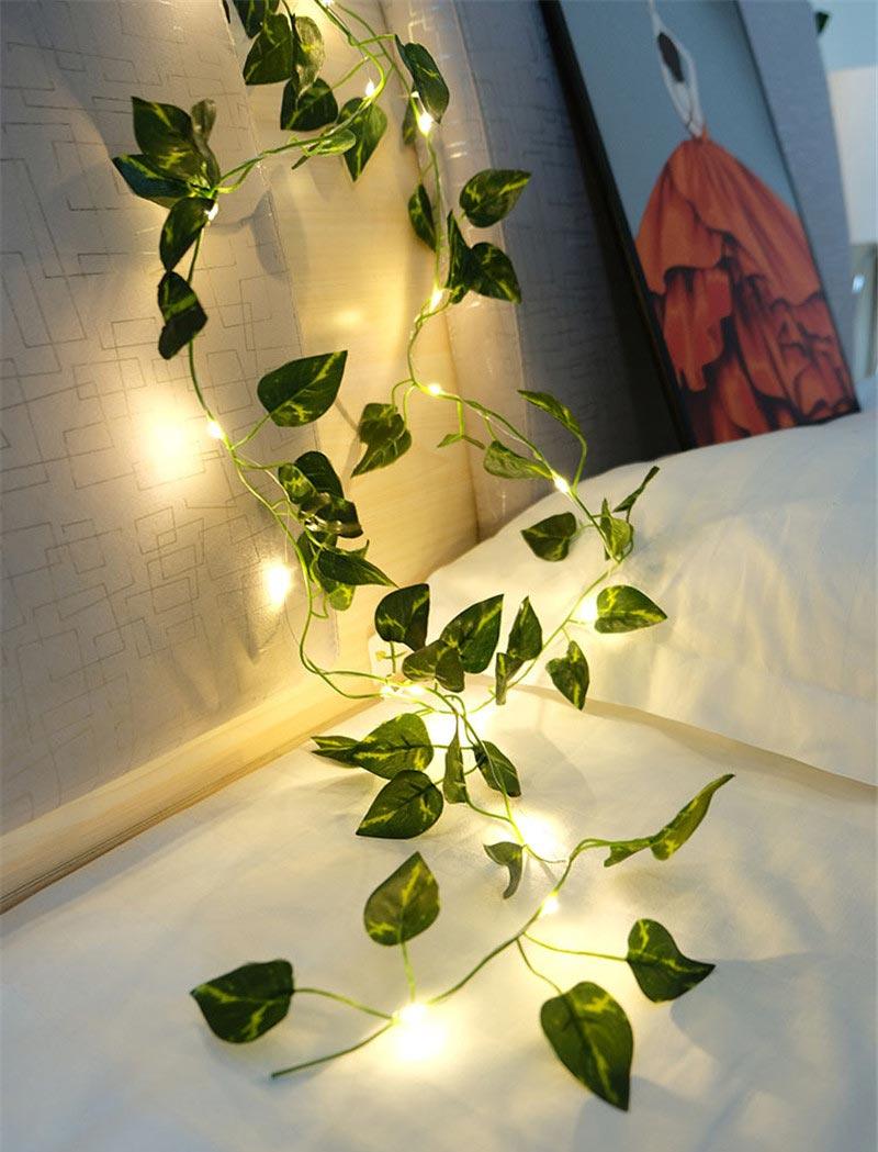 Green Dill LED String Lights — String Lights (view 2)
