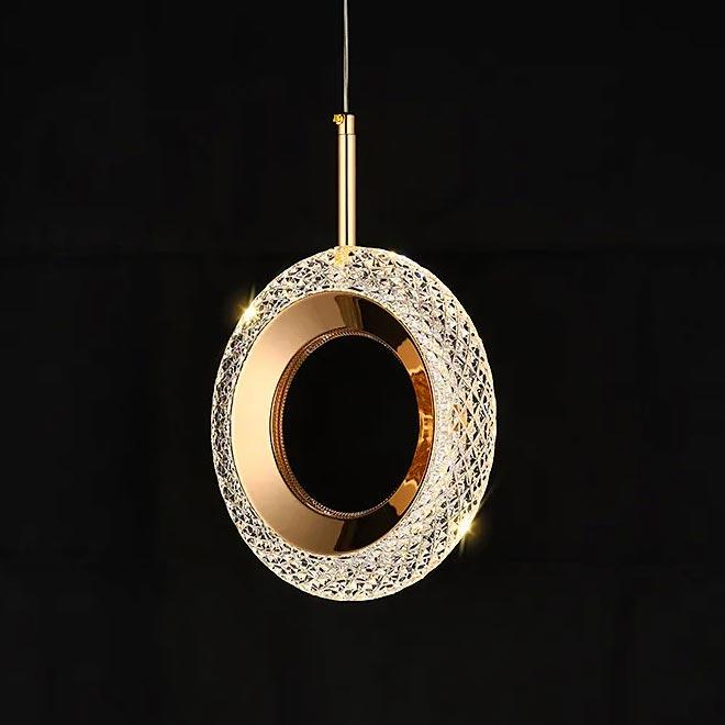 Crystal Round Pendant Light — Pendant Light (view 2)
