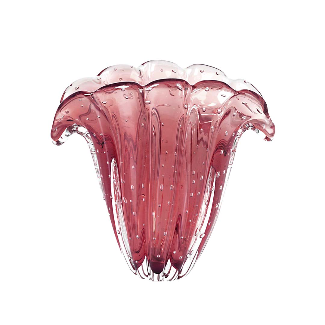 Firenze Murano Glass Vase – Vintage Rosé