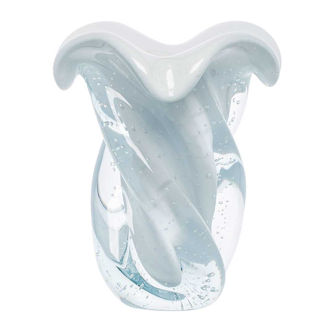 Argus Murano Glass Vase – White