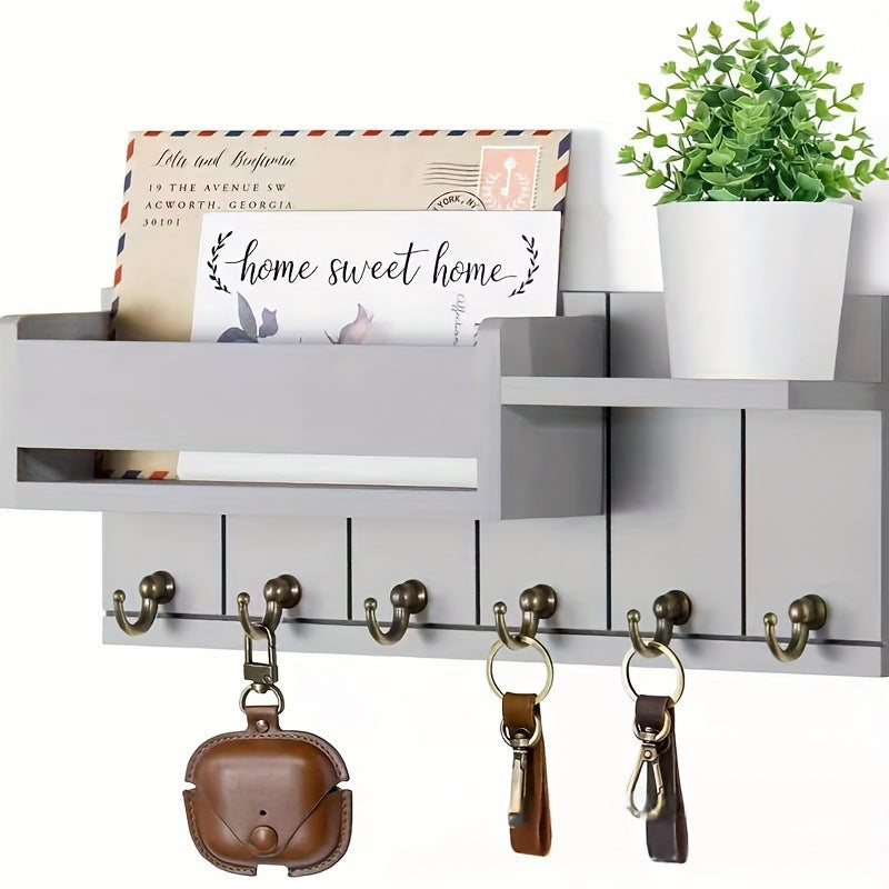🏡2026 Sale🧡— Over 25 700 Sold! Wall‑Mounted Mail & Key Holder