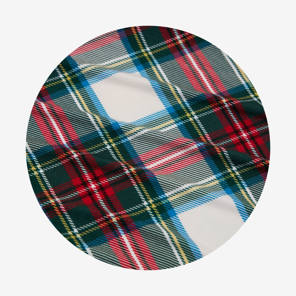 Portia Plaid Scallop Collar Petticoat Dress