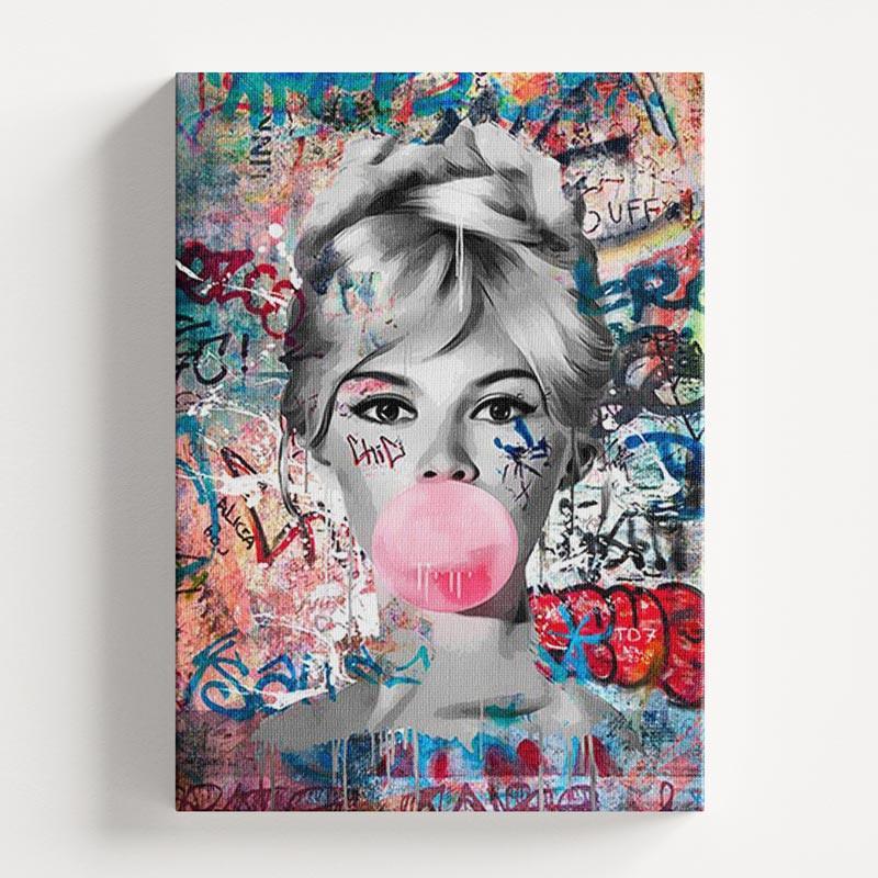 Graffiti Divas Brigitte Wall Art Print