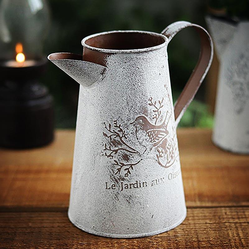 Provence Rustic Milk Jug Decorative Vase