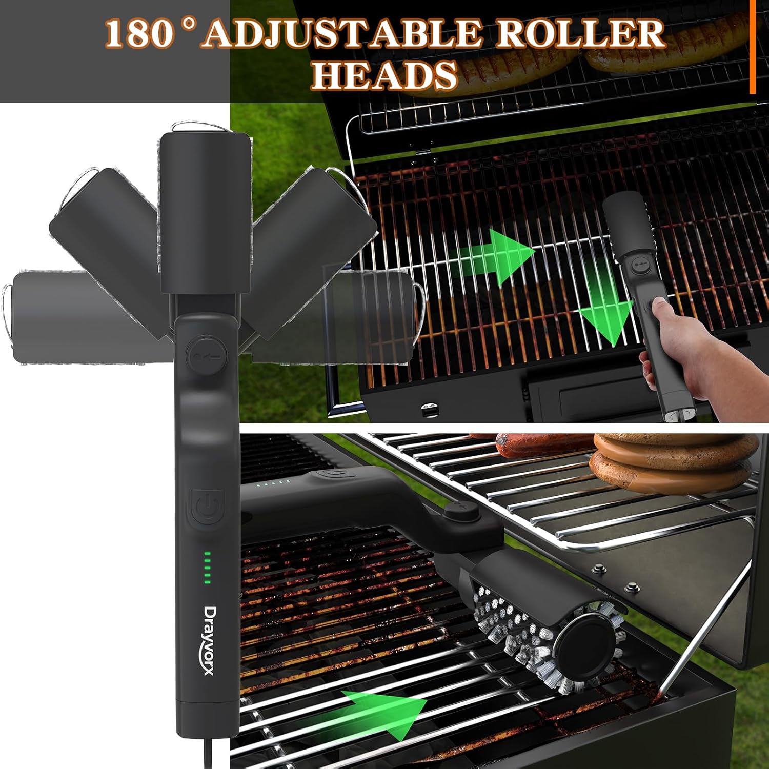 Cordless Electric BBQ Grill Cleaner — home decor (view 3)