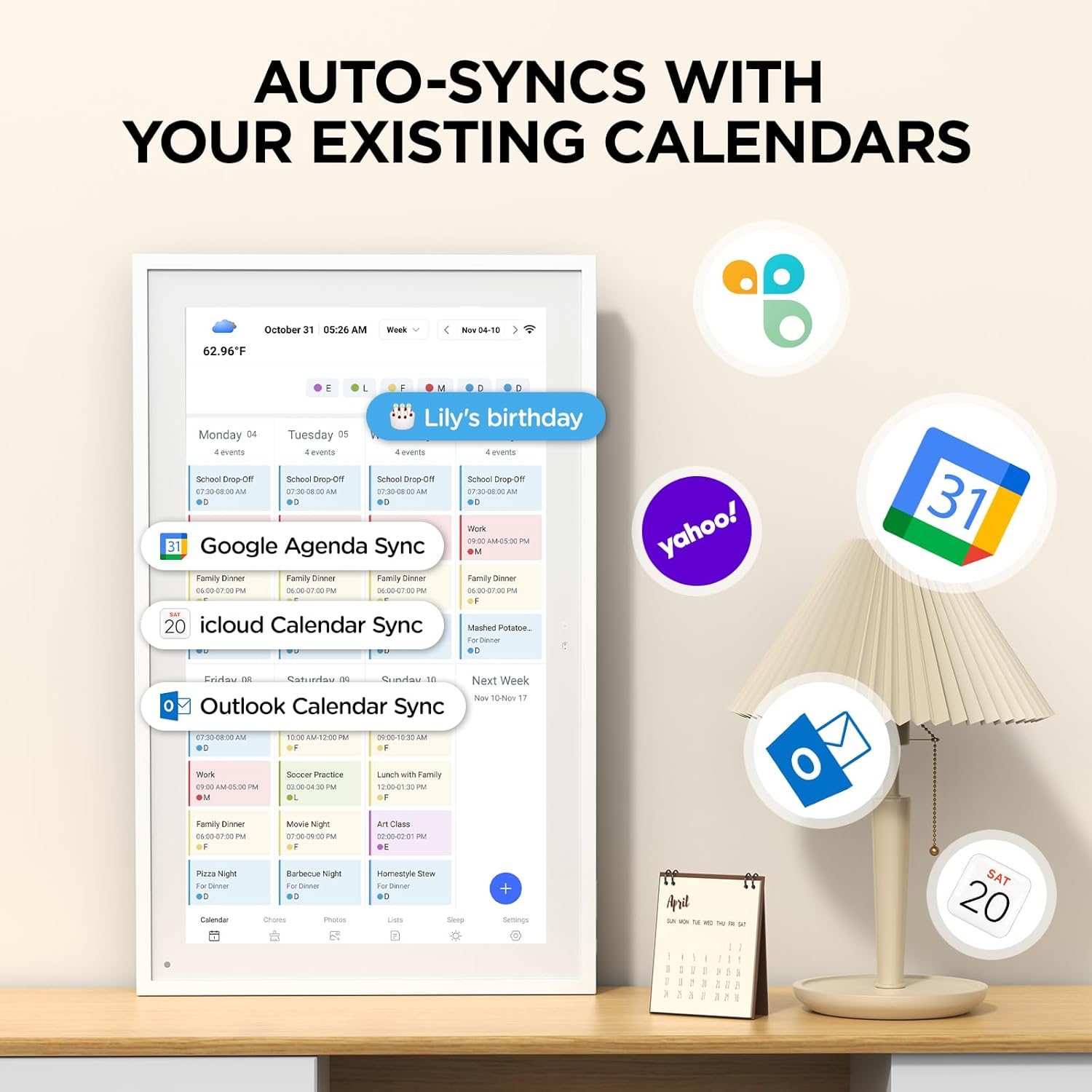 Smart Home Calendar — home decor (view 2)