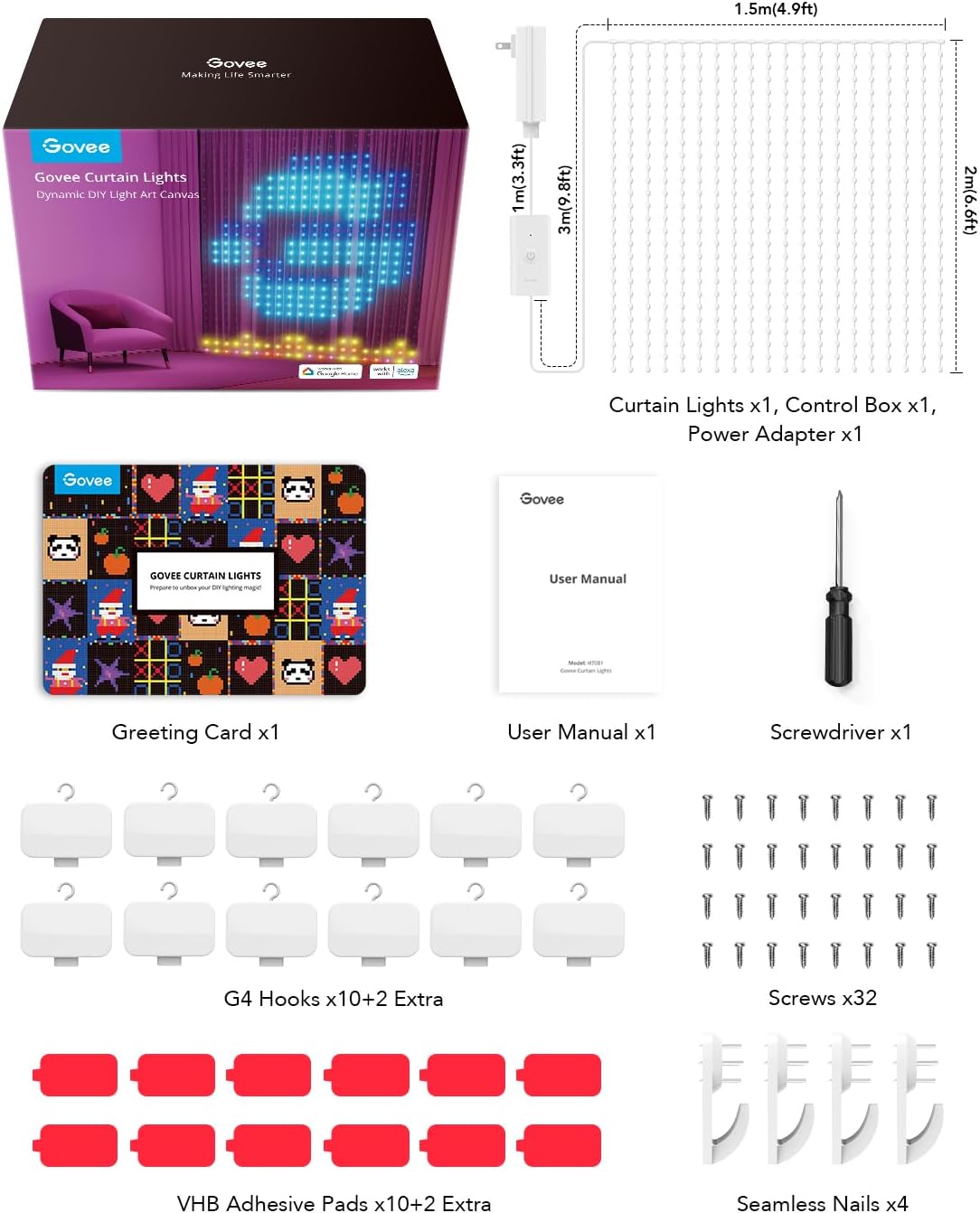 Smart Curtain Lights — home decor (view 9)