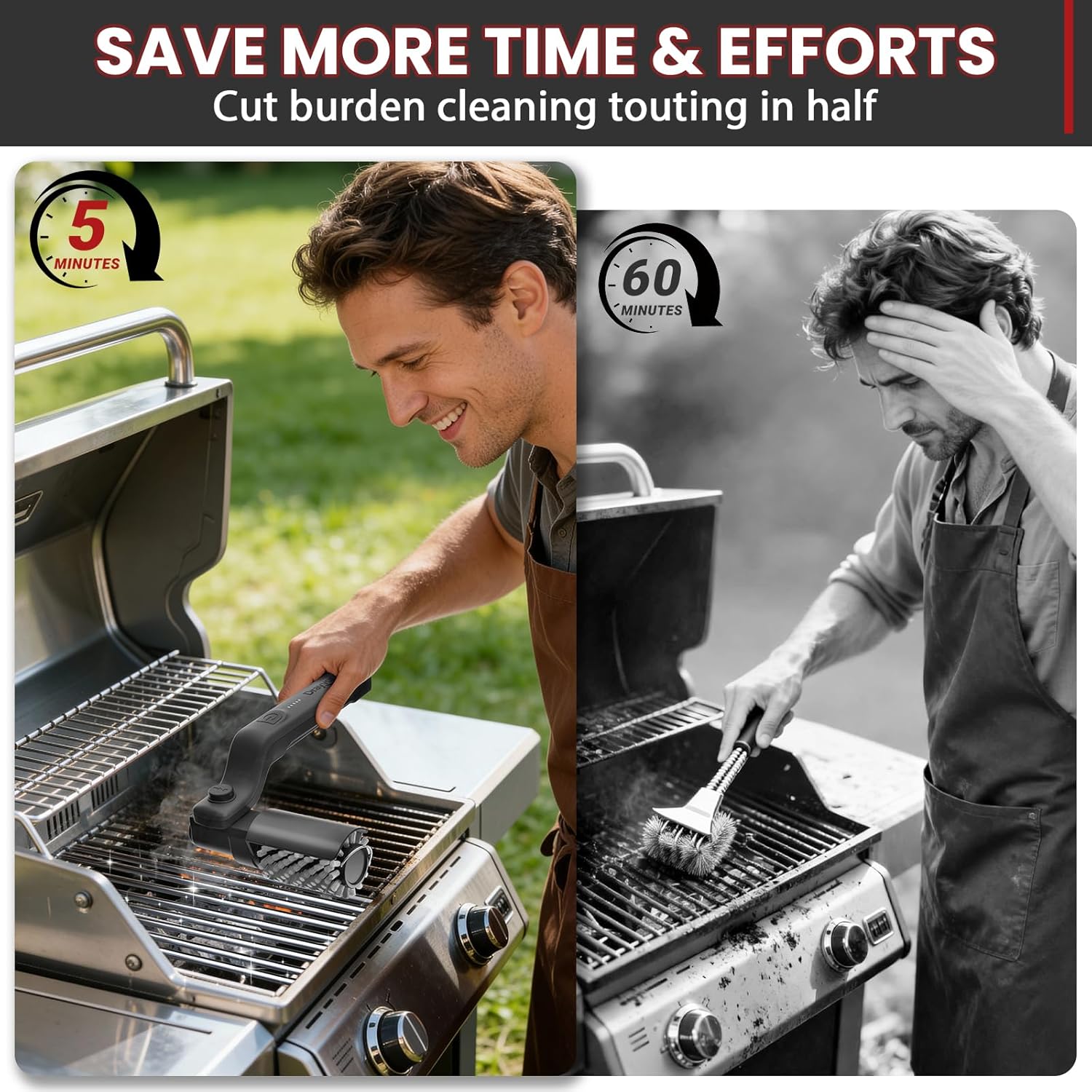 Cordless Electric BBQ Grill Cleaner — home decor (view 5)