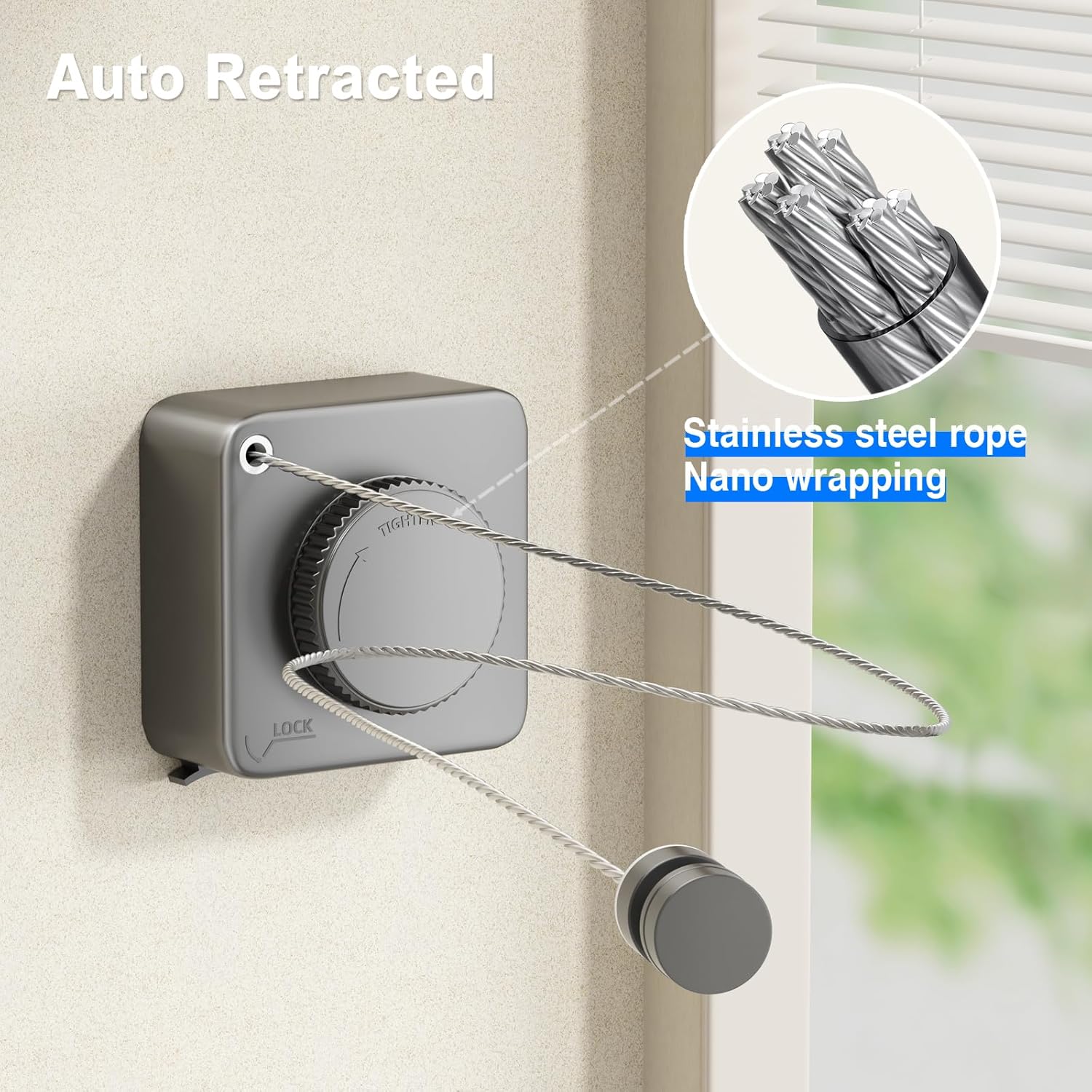 RetractEasy Clothesline Kit — home decor (view 4)