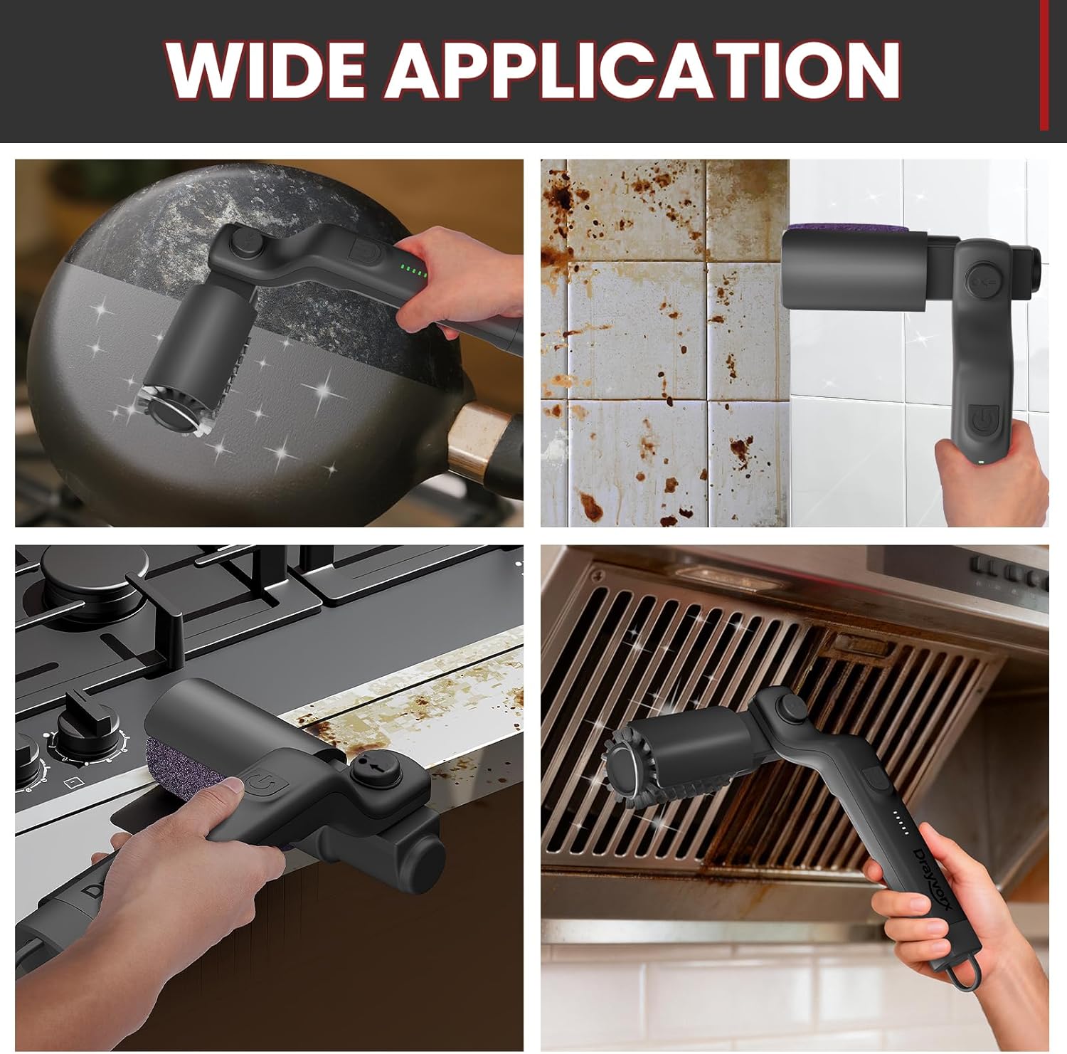 Cordless Electric BBQ Grill Cleaner — home decor (view 7)