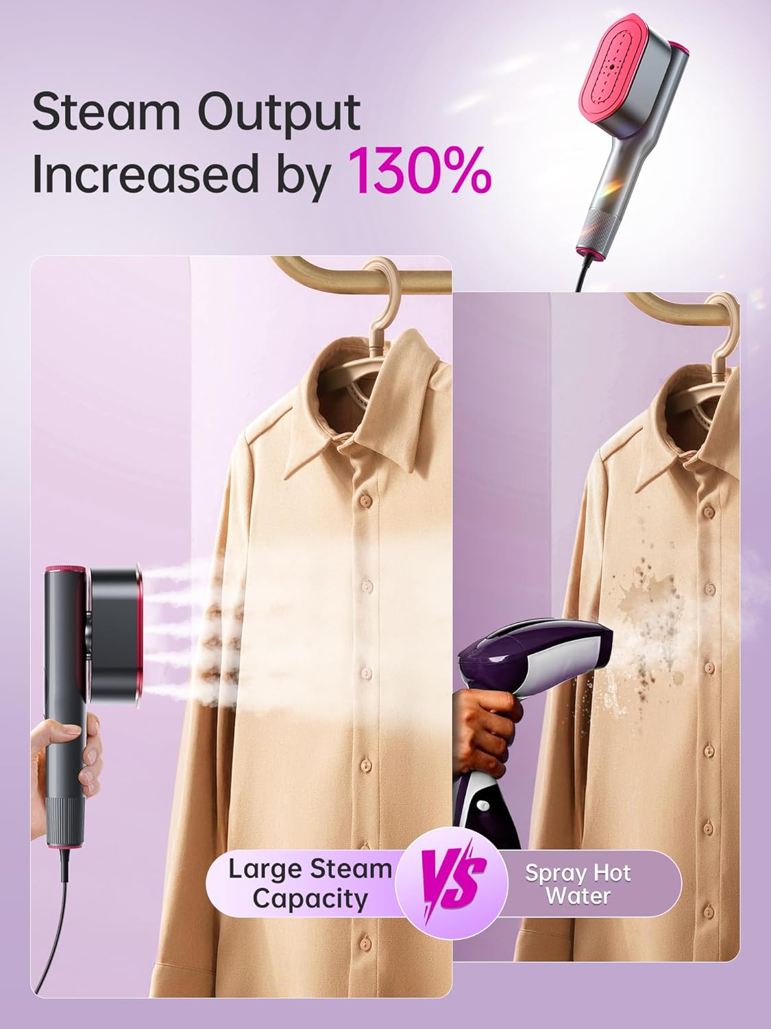 QuickFold Pro Travel Garment Steamer — home decor (view 6)