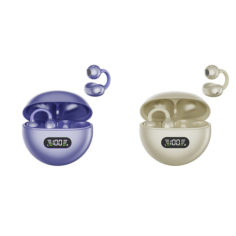 π₯³2026 HOT SALEπ₯³π50K+ SOLD! π§π 50% OFF! Open-Ear Clip-On Bluetooth Earbuds β all-day comfort, immersive sound, leakage control, 8-10h battery, touch control. No ear pain! ππͺ