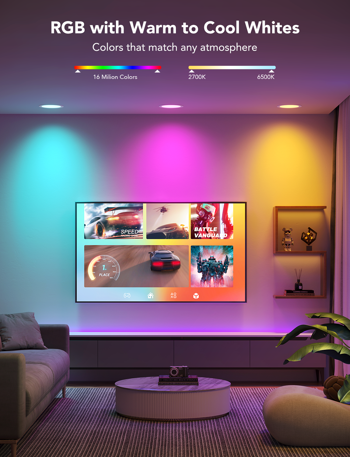 【Business Only】Govee 6-Inch Smart RGBWW Recessed Lights