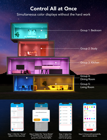 【Business Only】Govee 6-Inch Smart RGBWW Recessed Lights