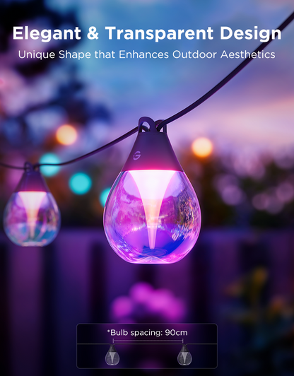 【Business Only】Govee Outdoor Clear Bulb String Lights