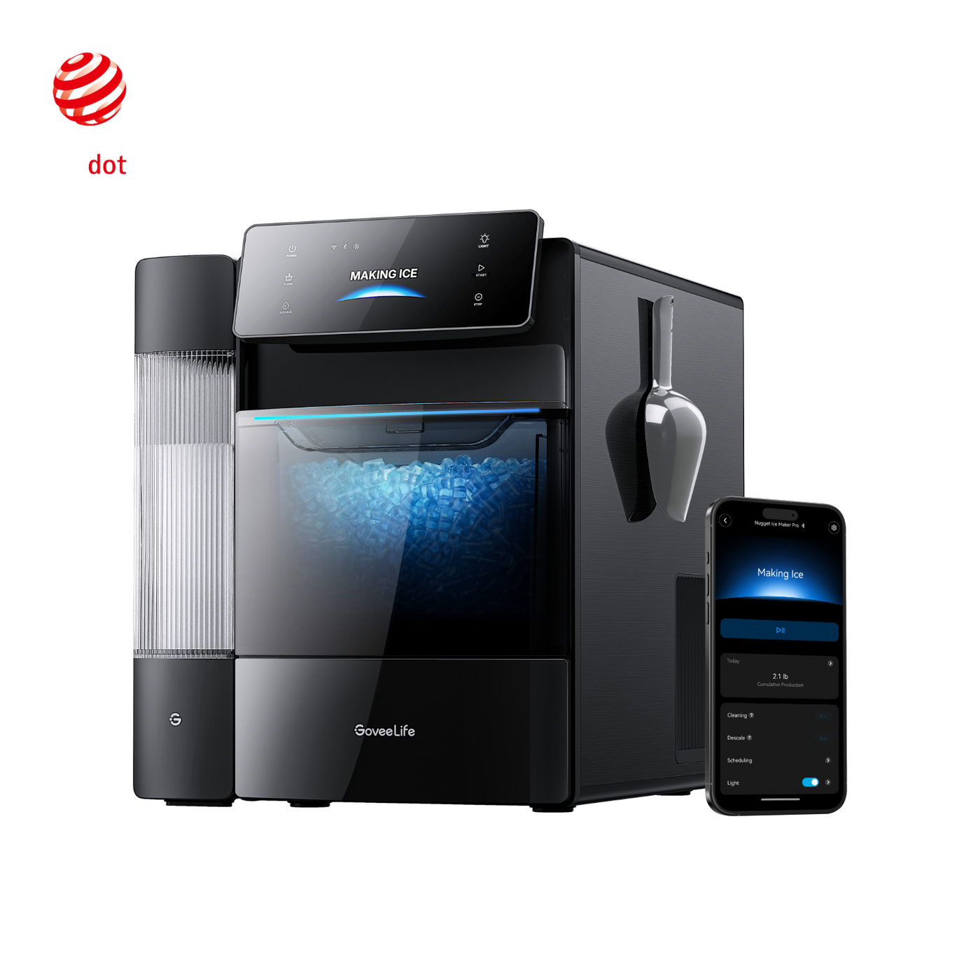 GoveeLife Smart Nugget Ice Maker Pro