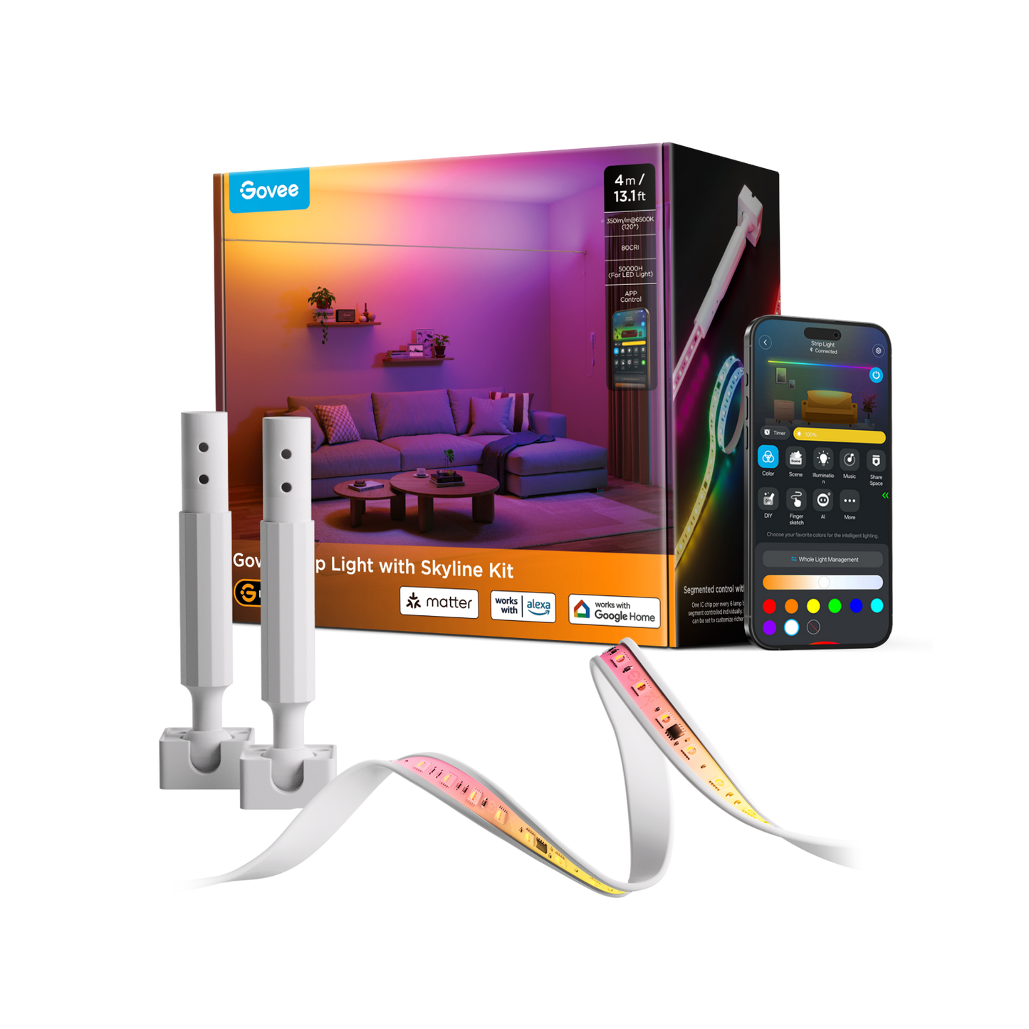 [Super Sale] Govee Strip Light with Skyline Kit