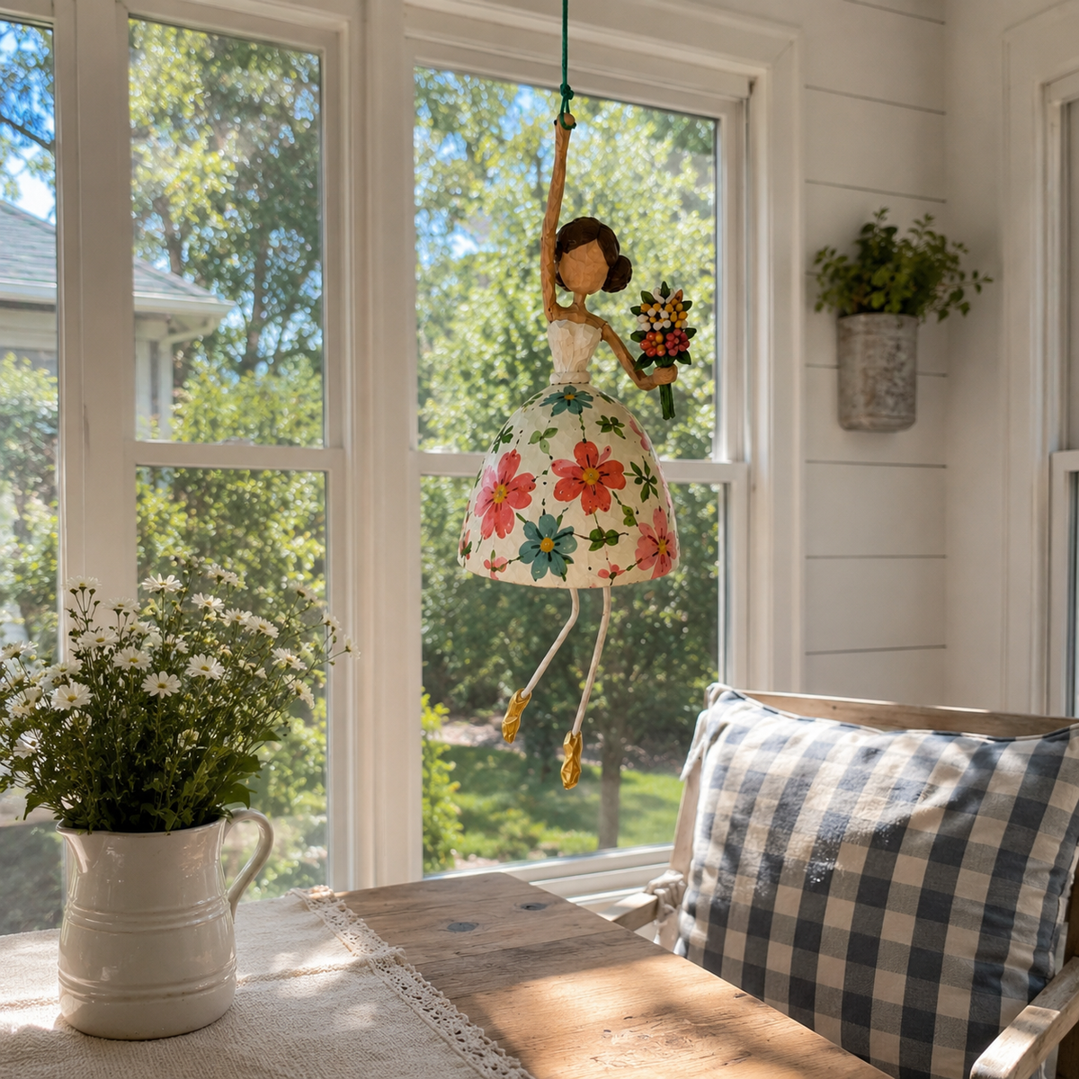 🌸💃🌸Whimsical Dancing Lady Hanging Ornament