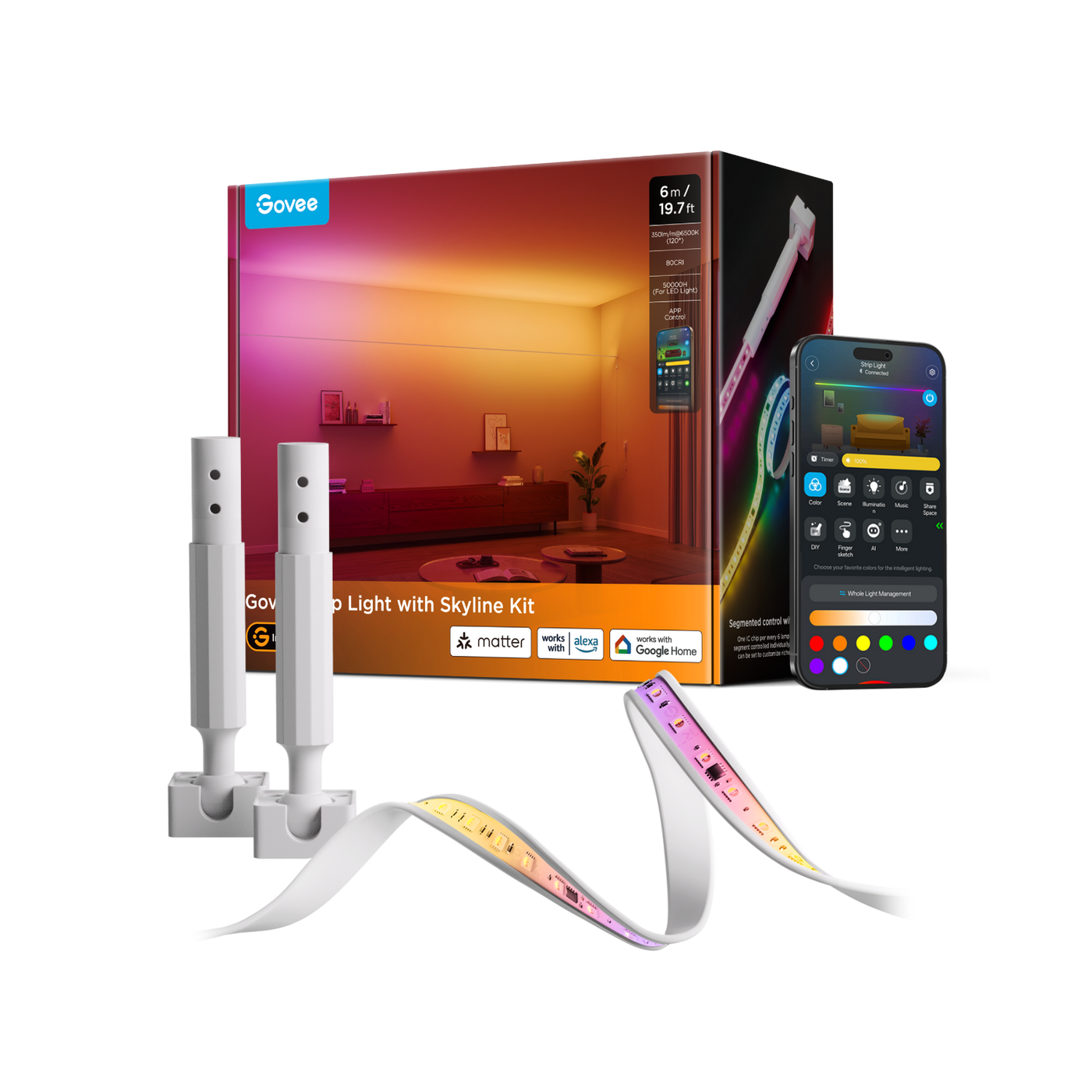 [Super Sale] Govee Strip Light with Skyline Kit