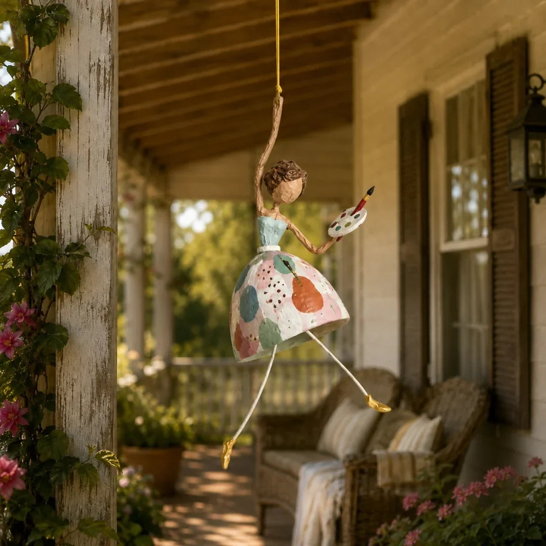 🌸💃🌸Whimsical Dancing Lady Hanging Ornament