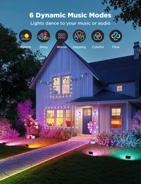 Refurbished Govee Outdoor Flood Lights 2