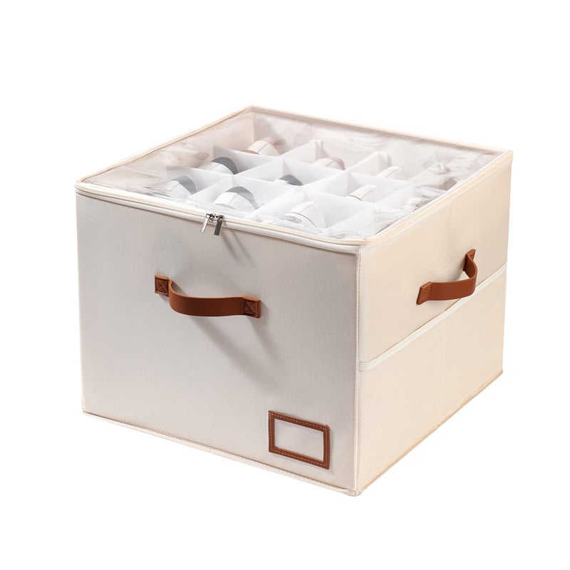 👟Shoe Organizer for Closet, Fabric Shoe Storage Boxes with Clear Cover, Storage, Foldable Space-saving Storage Container Bins🔥