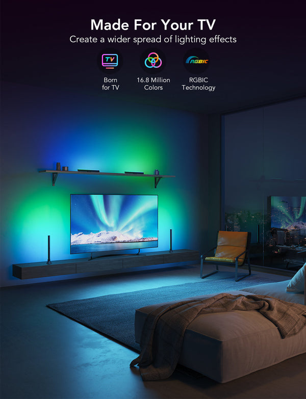 【Business Only】Govee RGBIC TV Light Bars for 45-70 inch TVs
