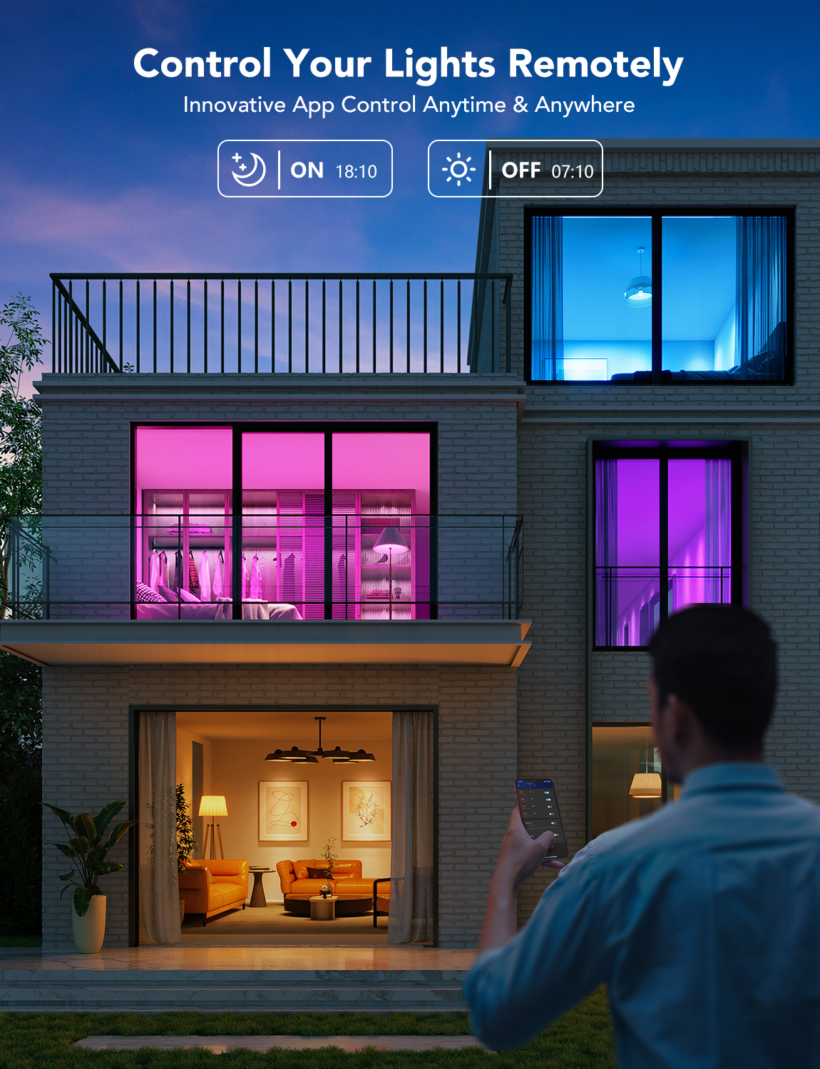Govee A19 Smart RGBWW Bulbs E26 1200lm