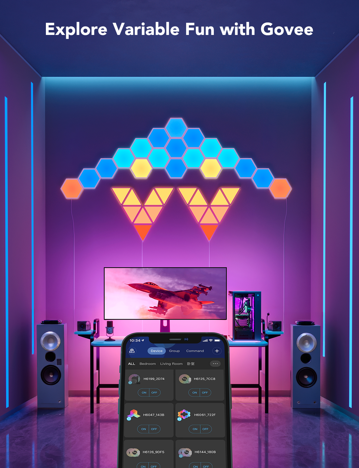 Govee Glide Hexa Light Panels