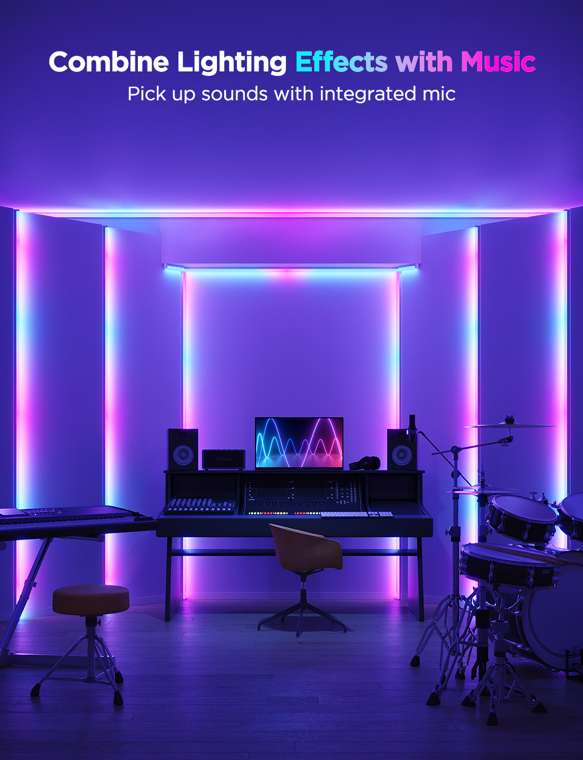 【Business Only】Govee RGBIC LED Strip Lights with Covers