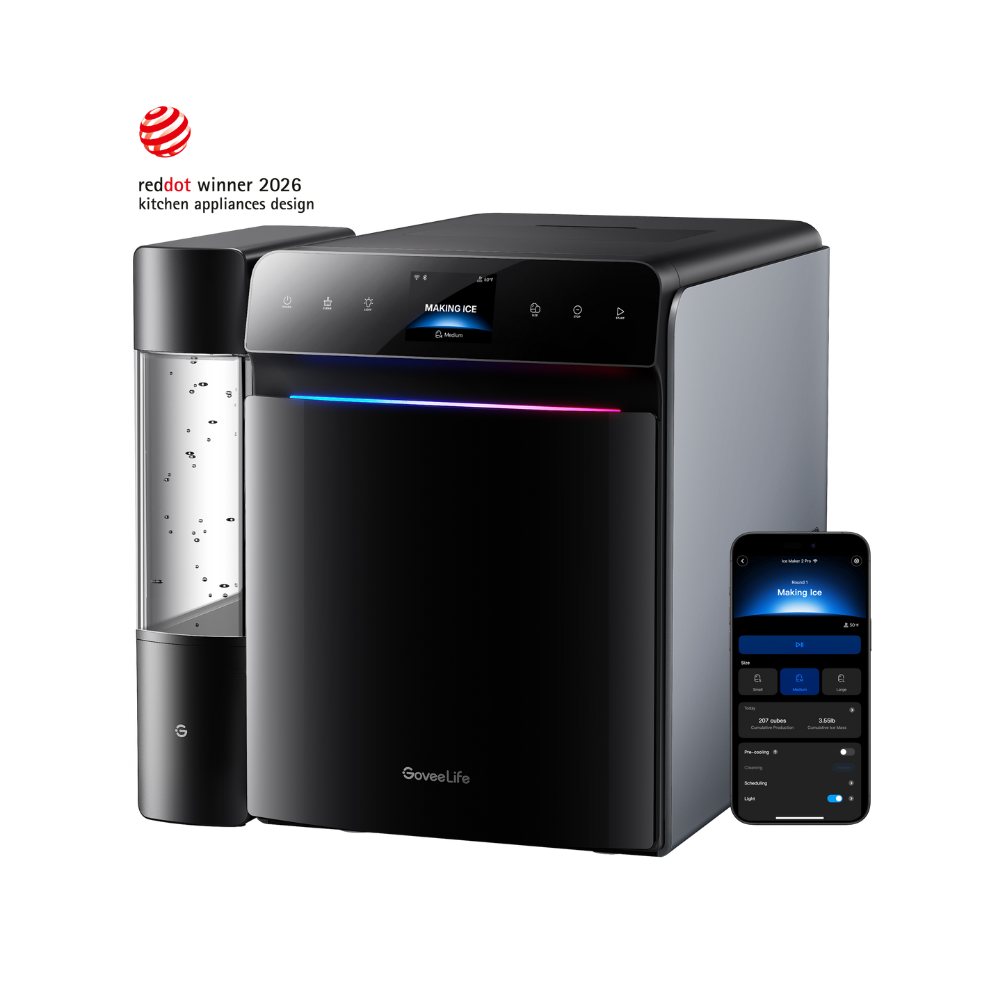 GoveeLife Smart Countertop Ice Maker 2 Pro