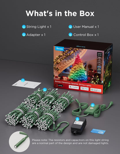 【Business Only】Govee Christmas Sparkle String Lights