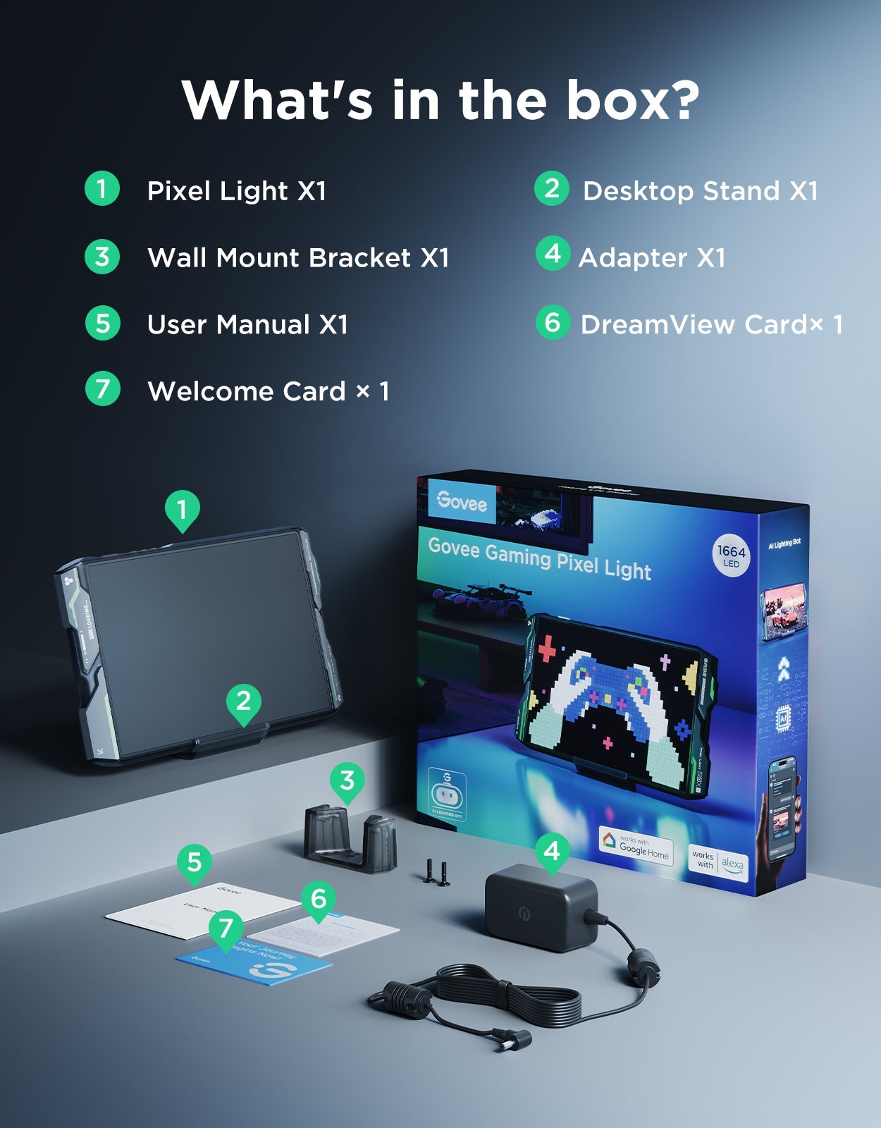 Refurbished Govee Gaming Pixel Light