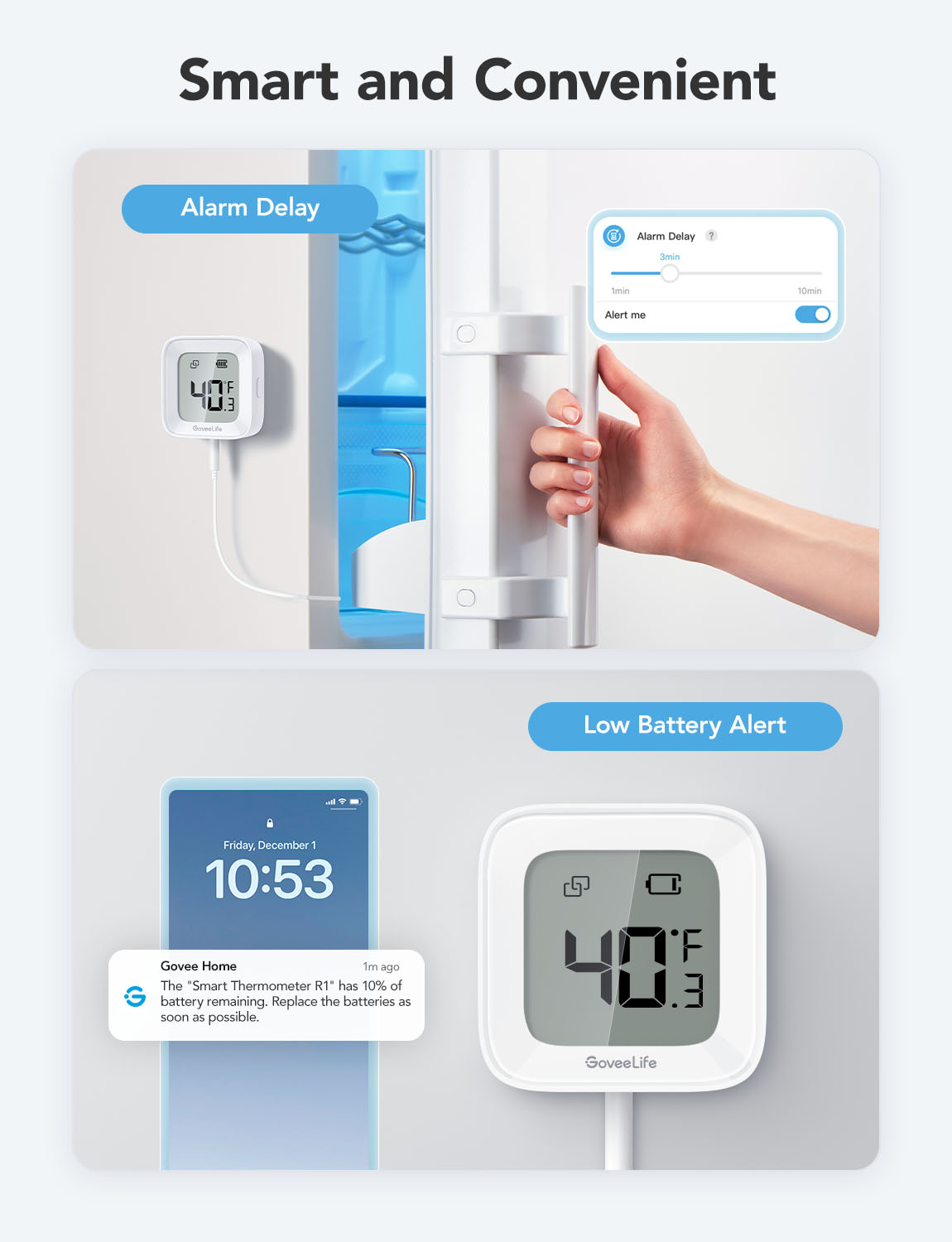 Refurbished GoveeLife Smart Thermometer R1