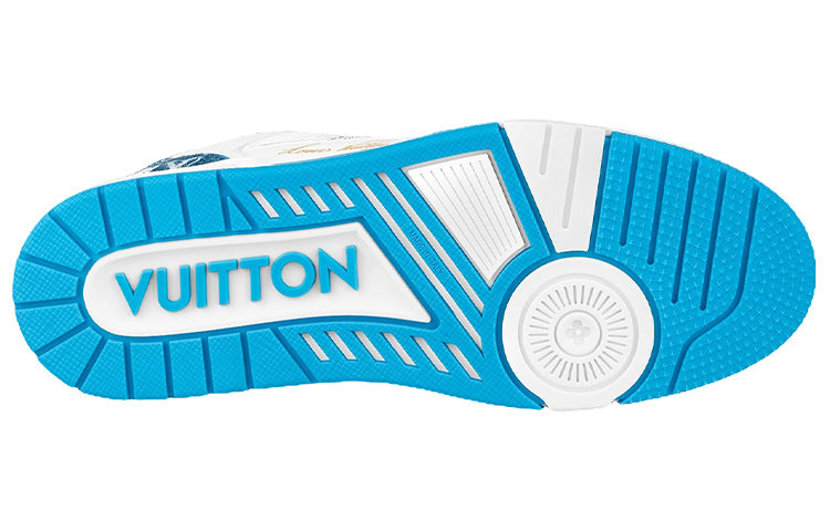 LOUIS VUITTON LV Trainer 'Monogram Denim Blue' 1A9ZI6