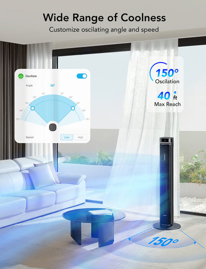 Refurbished GoveeLife 42'' Smart Tower Fan 2 Max