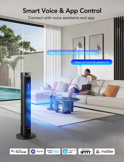 Refurbished GoveeLife 42'' Smart Tower Fan 2 Max