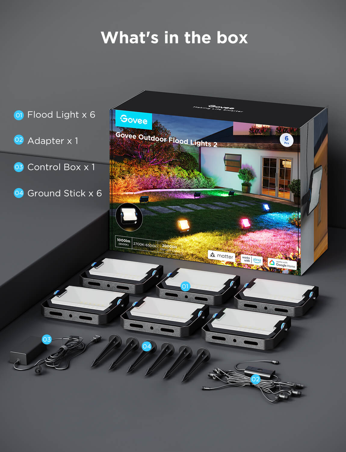 Govee Outdoor Flood Lights 2