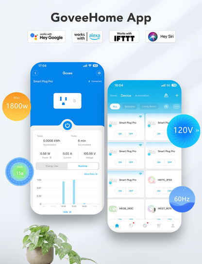 Govee Smart Plug Pro with Energy Monitoring